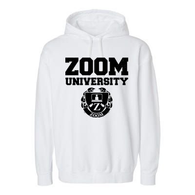 Zoom University Logo Garment-Dyed Fleece Hoodie