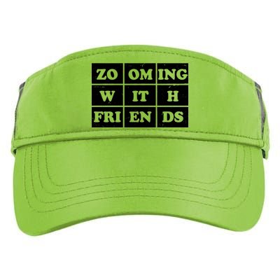 Zooming With Friends Adult Drive Performance Visor