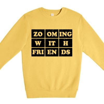 Zooming With Friends Premium Crewneck Sweatshirt