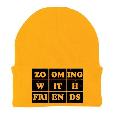 Zooming With Friends Knit Cap Winter Beanie