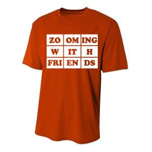 Zooming With Friends Performance Sprint T-Shirt