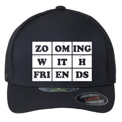 Zooming With Friends Flexfit Unipanel Trucker Cap