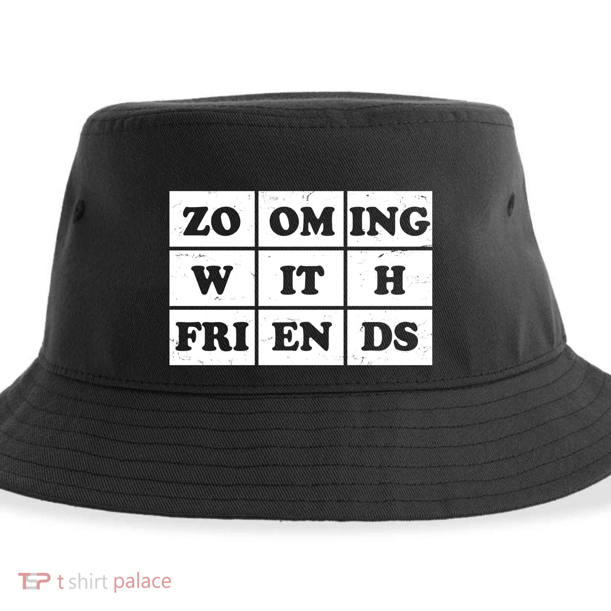 Zooming With Friends Sustainable Bucket Hat