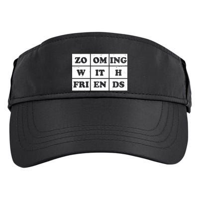 Zooming With Friends Adult Drive Performance Visor