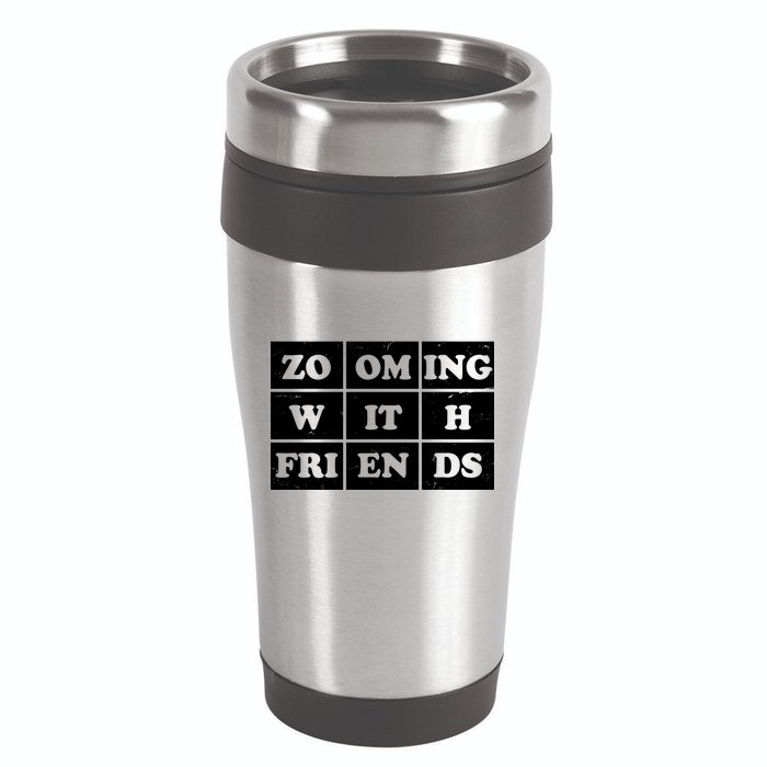 Zooming With Friends 16oz Travel Tumbler