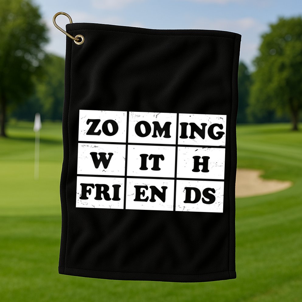 Zooming With Friends Golf Towel