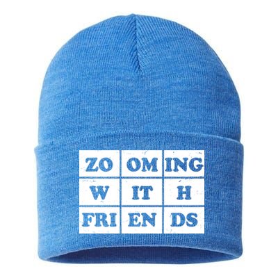 Zooming With Friends Sustainable Knit Beanie