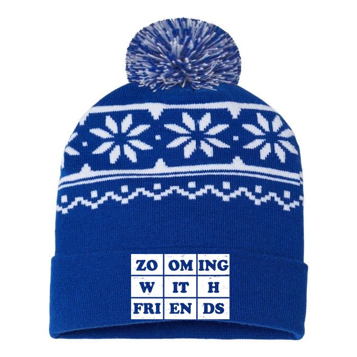 Zooming With Friends USA-Made Snowflake Beanie