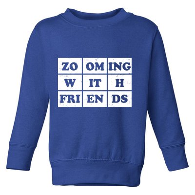 Zooming With Friends Toddler Sweatshirt