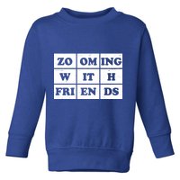 Zooming With Friends Toddler Sweatshirt