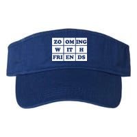 Zooming With Friends Valucap Bio-Washed Visor