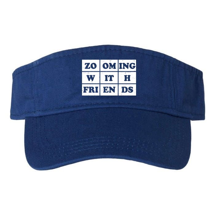 Zooming With Friends Valucap Bio-Washed Visor