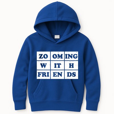 Zooming With Friends Kids Hoodie