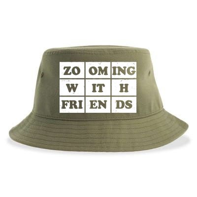 Zooming With Friends Sustainable Bucket Hat