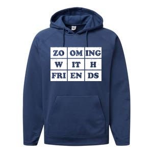 Zooming With Friends Performance Fleece Hoodie