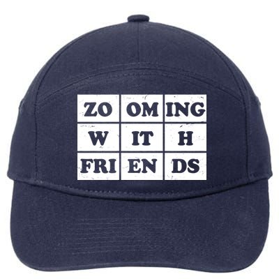 Zooming With Friends 7-Panel Snapback Hat