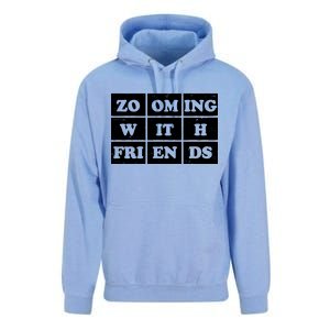 Zooming With Friends Unisex Surf Hoodie