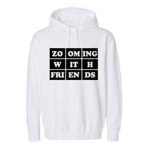 Zooming With Friends Garment-Dyed Fleece Hoodie