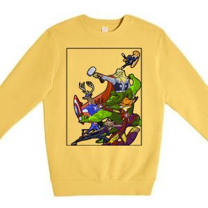 Zootopia Superheroes Avenge Premium Crewneck Sweatshirt