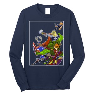 Zootopia Superheroes Avenge Long Sleeve Shirt