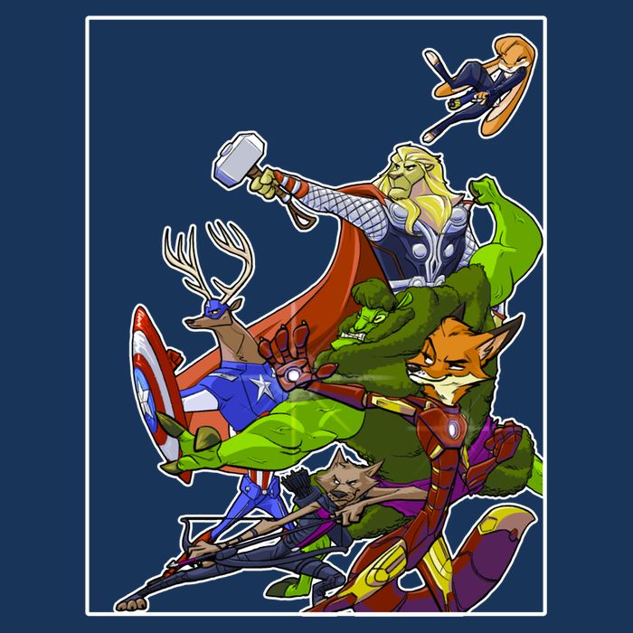 Zootopia Superheroes Avenge 16 in Basic Backpack