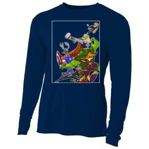 Zootopia Superheroes Avenge Cooling Performance Long Sleeve Crew