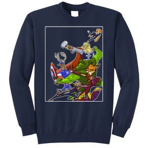 Zootopia Superheroes Avenge Tall Sweatshirt