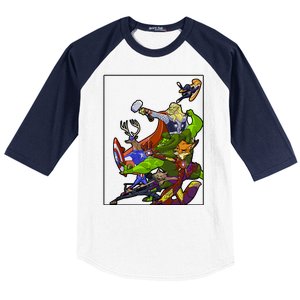 Zootopia Superheroes Avenge Baseball Sleeve Shirt