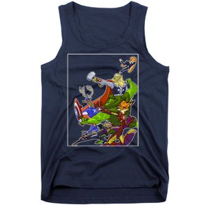 Zootopia Superheroes Avenge Tank Top