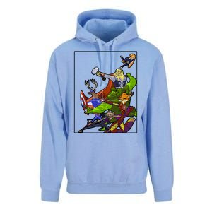 Zootopia Superheroes Avenge Unisex Surf Hoodie