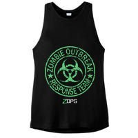 Z Ops Zombie Outbreak Response Team Ladies PosiCharge Tri-Blend Wicking Tank