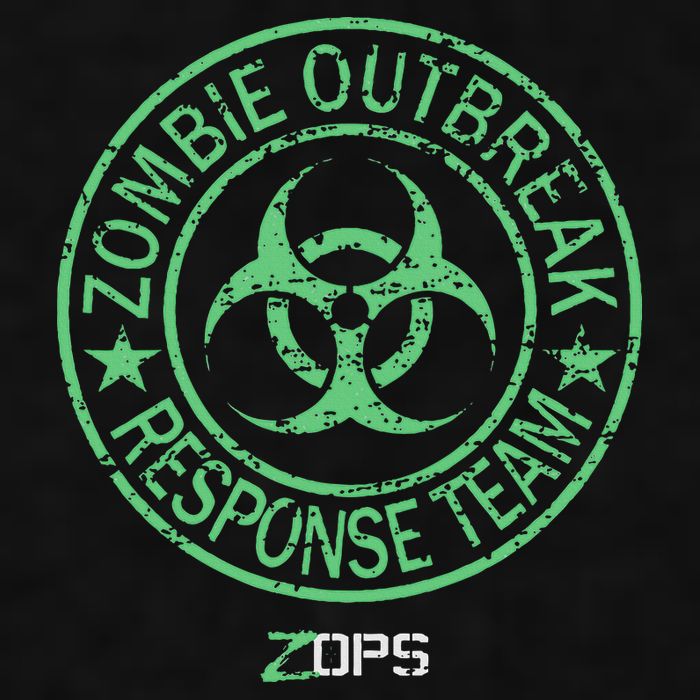 Z Ops Zombie Outbreak Response Team Ladies PosiCharge Tri-Blend Wicking Tank