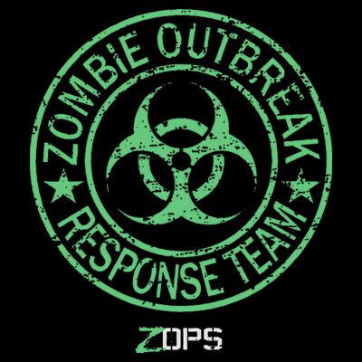 Z Ops Zombie Outbreak Response Team T-Shirt