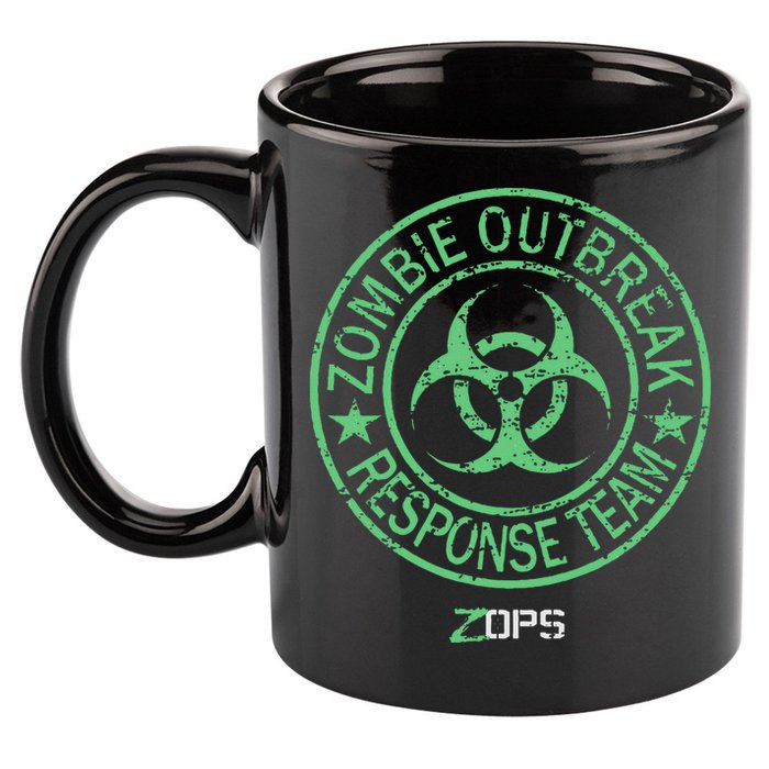 Z Ops Zombie Outbreak Response Team 11oz C Handle Ceramic Mug