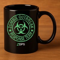 Z Ops Zombie Outbreak Response Team 11oz C Handle Ceramic Mug