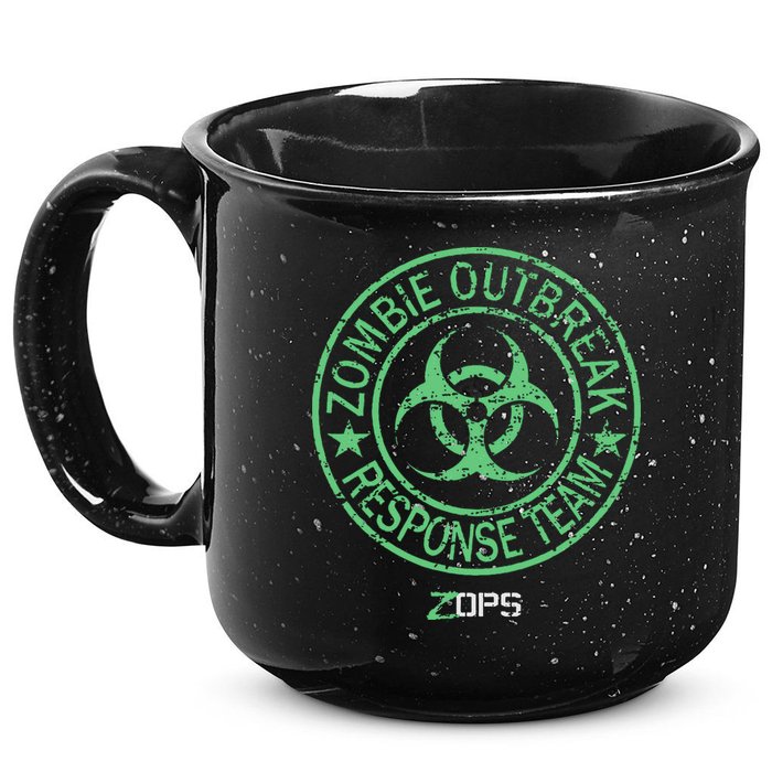 Z Ops Zombie Outbreak Response Team 15oz Campfire Ceramic Mug