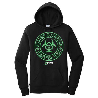 Z Ops Zombie Outbreak Response Team Women's Pullover Hoodie