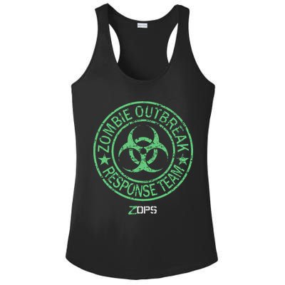 Z Ops Zombie Outbreak Response Team Ladies PosiCharge Competitor Racerback Tank
