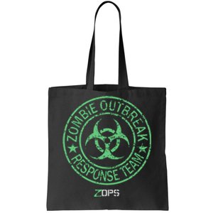 Z Ops Zombie Outbreak Response Team Tote Bag