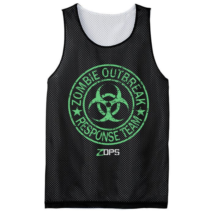Z Ops Zombie Outbreak Response Team Mesh Reversible Basketball Jersey Tank