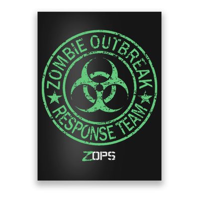 Z Ops Zombie Outbreak Response Team Poster