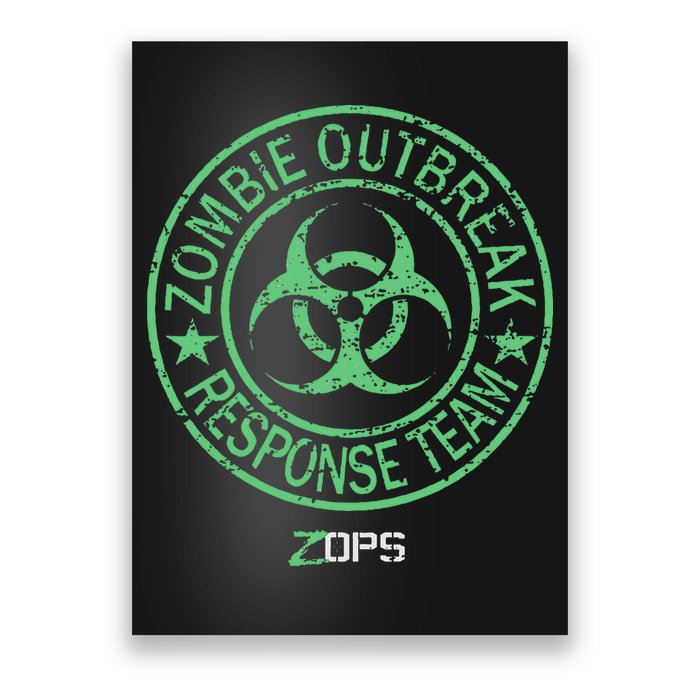 Z Ops Zombie Outbreak Response Team Poster
