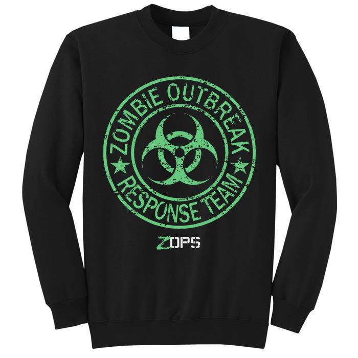 Z Ops Zombie Outbreak Response Team Tall Sweatshirt