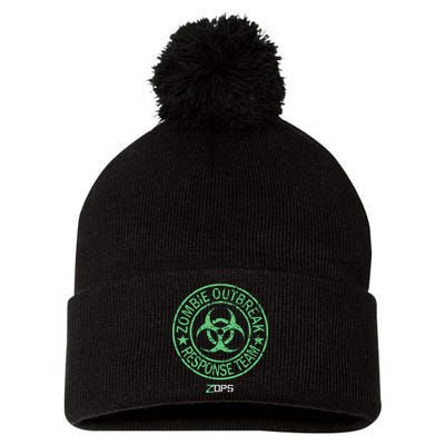 Z Ops Zombie Outbreak Response Team Pom Pom 12in Knit Beanie