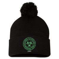 Z Ops Zombie Outbreak Response Team Pom Pom 12in Knit Beanie