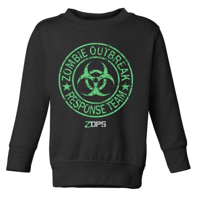 Z Ops Zombie Outbreak Response Team Toddler Sweatshirt