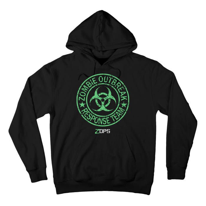 Z Ops Zombie Outbreak Response Team Tall Hoodie
