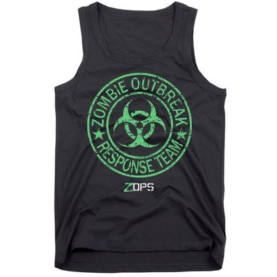 Z Ops Zombie Outbreak Response Team Tank Top