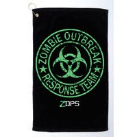 Z Ops Zombie Outbreak Response Team Golf Towel