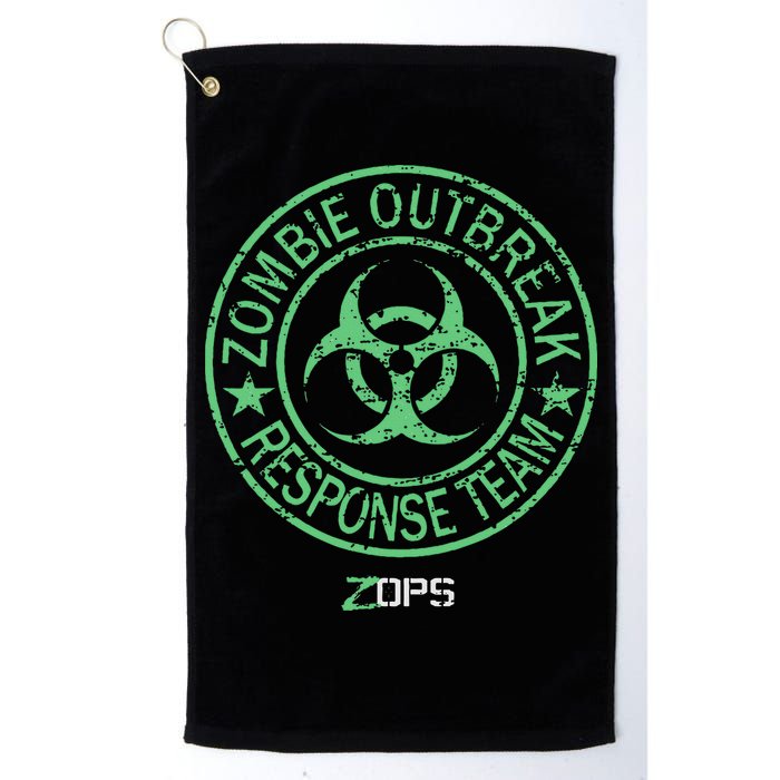 Z Ops Zombie Outbreak Response Team Golf Towel